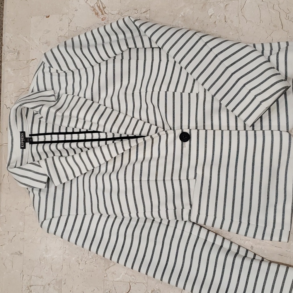 Small striped Express blazer